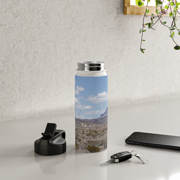 Ocotillo In Bloom at Big Bend National Park Photography Print Water Bottle Gallery Image 4