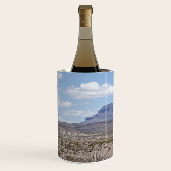 Ocotillo In Bloom at Big Bend National Park Photography Print Wine Chiller Gallery Image 1