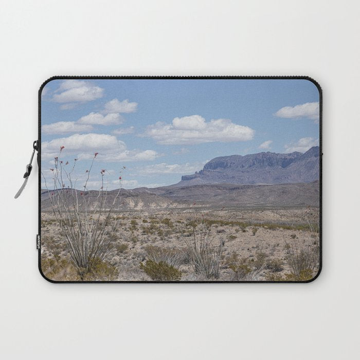 Ocotillo In Bloom at Big Bend National Park Photography Print Laptop Sleeve Gallery Image 1