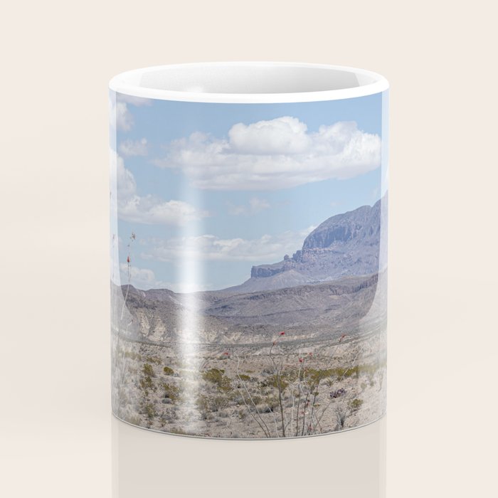 Ocotillo In Bloom at Big Bend National Park Photography Print Coffee Mug Gallery Image 4