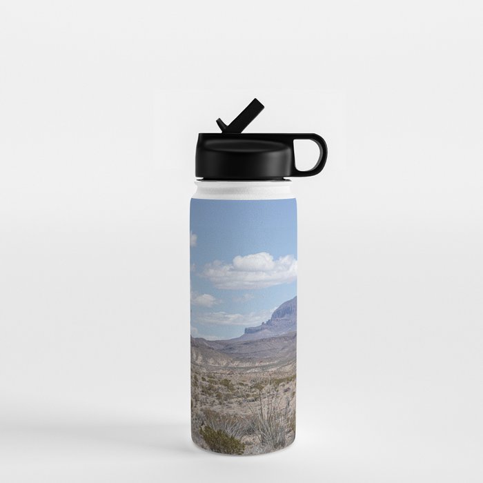 Ocotillo In Bloom at Big Bend National Park Photography Print Water Bottle Gallery Image 1
