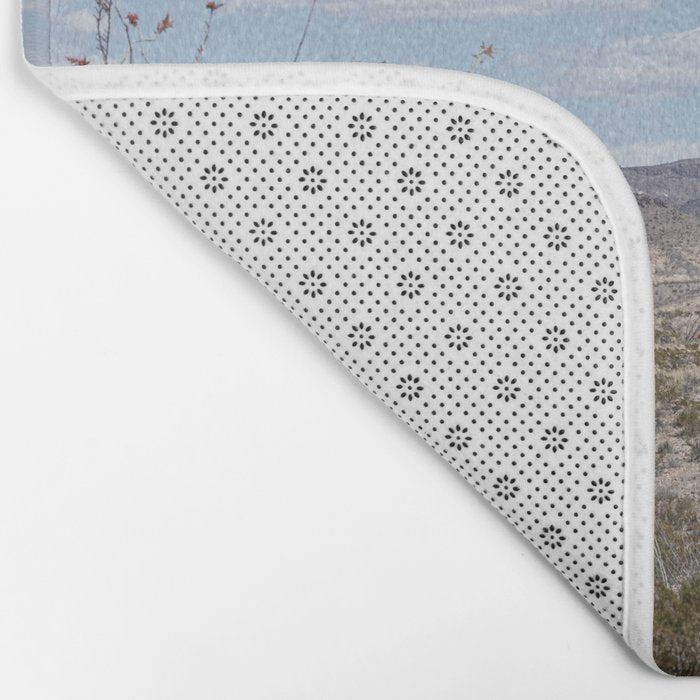 Ocotillo In Bloom at Big Bend National Park Photography Print Bath Mat Gallery Image 2