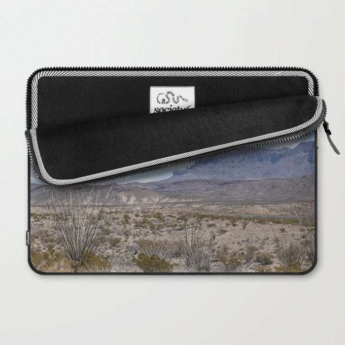 Ocotillo In Bloom at Big Bend National Park Photography Print Laptop Sleeve Gallery Image 2