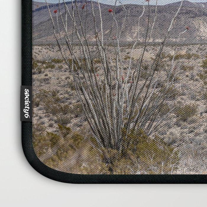 Ocotillo In Bloom at Big Bend National Park Photography Print Laptop Sleeve Gallery Image 3