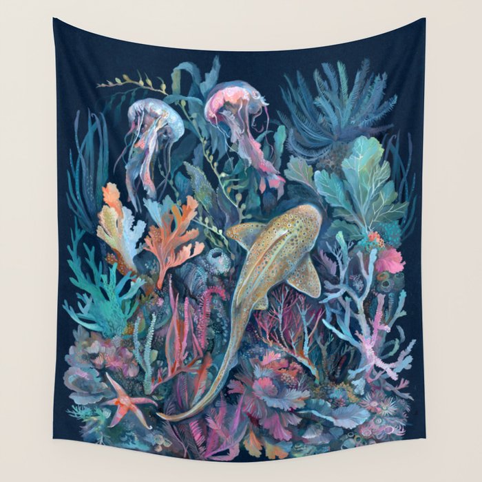 Marine Life Wall Tapestry Gallery Image 4
