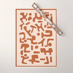 Organic Contemporary Modern Shapes 07 Wrapping Paper Gallery Image 1