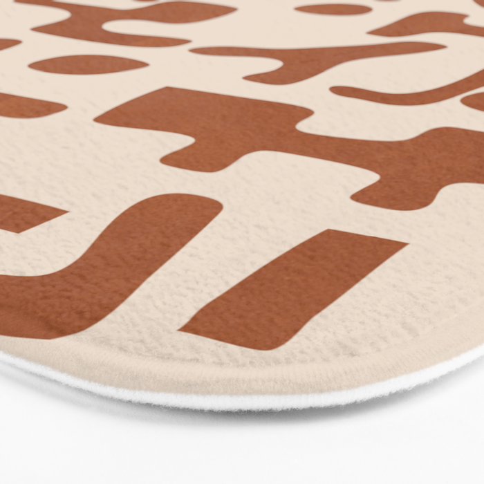 Organic Contemporary Modern Shapes 07 Bath Mat Gallery Image 3