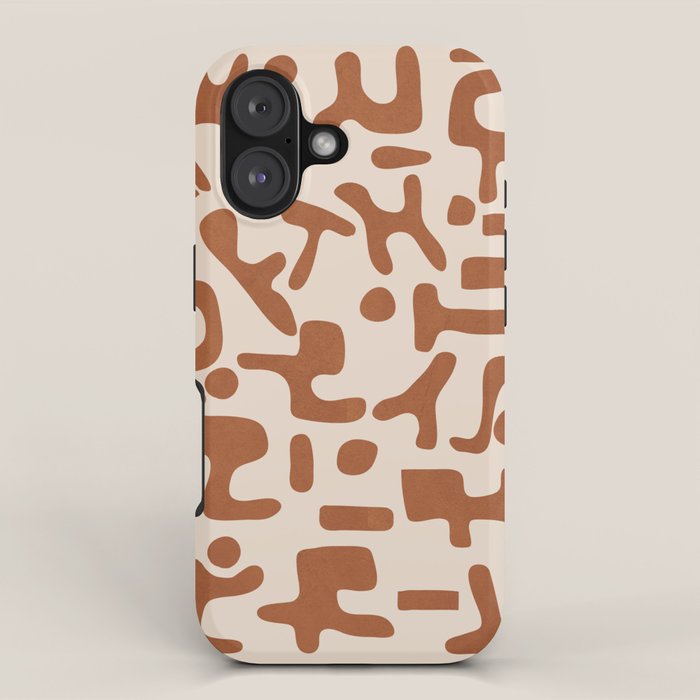 Organic Contemporary Modern Shapes 07 iPhone Case Gallery Image 1