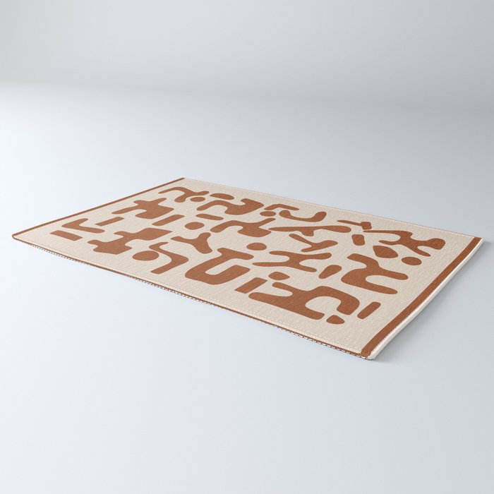 Organic Contemporary Modern Shapes 07 Rug Gallery Image 3