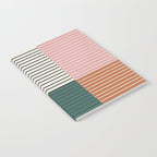 Color Block Line Abstract V Colorful Retro Notebook Gallery Image 2