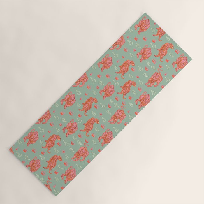 Tibetan tigers Yoga Mat Gallery Image 1