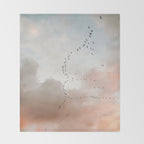 Birds of Paradise | Nosara Costa Rica Sunset Fine art photography print | Travel vibes Throw Blanket Gallery Image 2