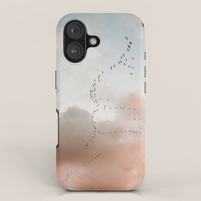 Birds of Paradise | Nosara Costa Rica Sunset Fine art photography print | Travel vibes iPhone Case Gallery Image 1