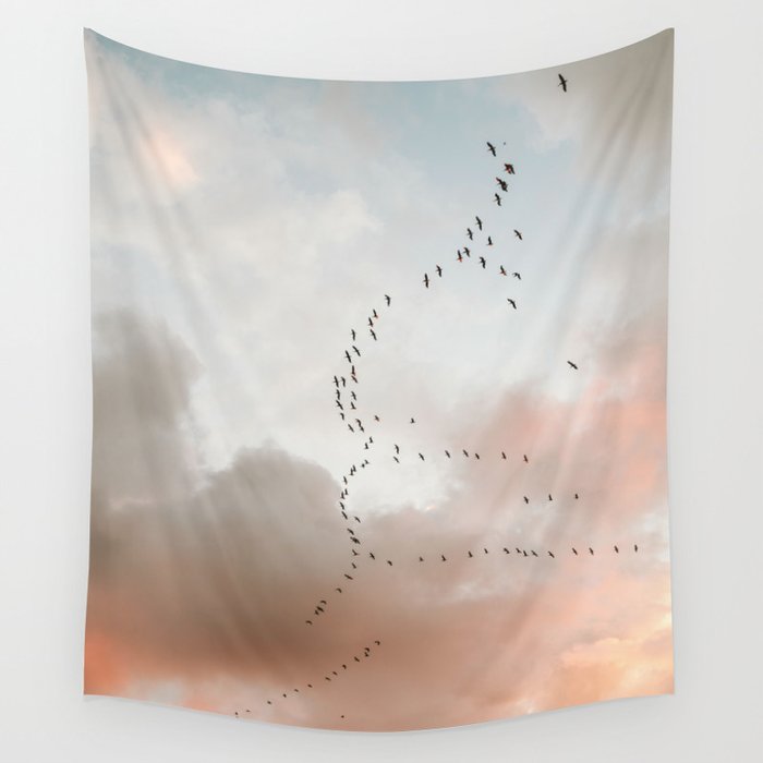 Birds of Paradise | Nosara Costa Rica Sunset Fine art photography print | Travel vibes Wall Tapestry Gallery Image 4
