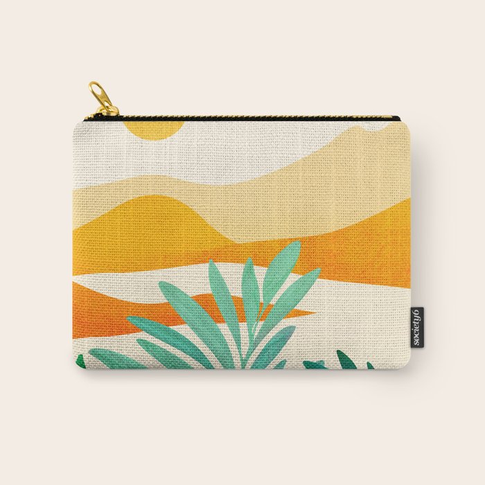 Golden Alpine Sunset Landscape Carry All Pouch Gallery Image 1