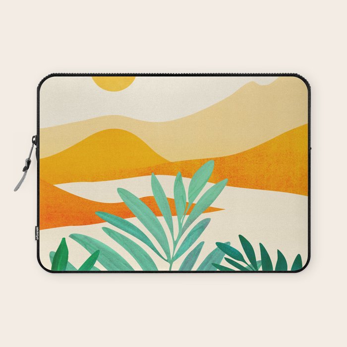 Golden Alpine Sunset Landscape Laptop Sleeve Gallery Image 1
