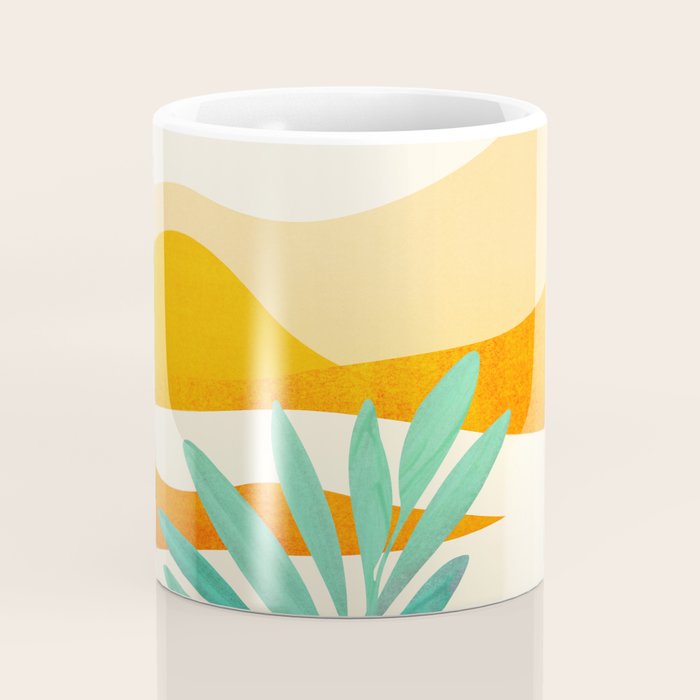 Golden Alpine Sunset Landscape Coffee Mug Gallery Image 4