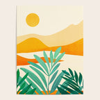 Golden Alpine Sunset Landscape Poster Gallery Image 4