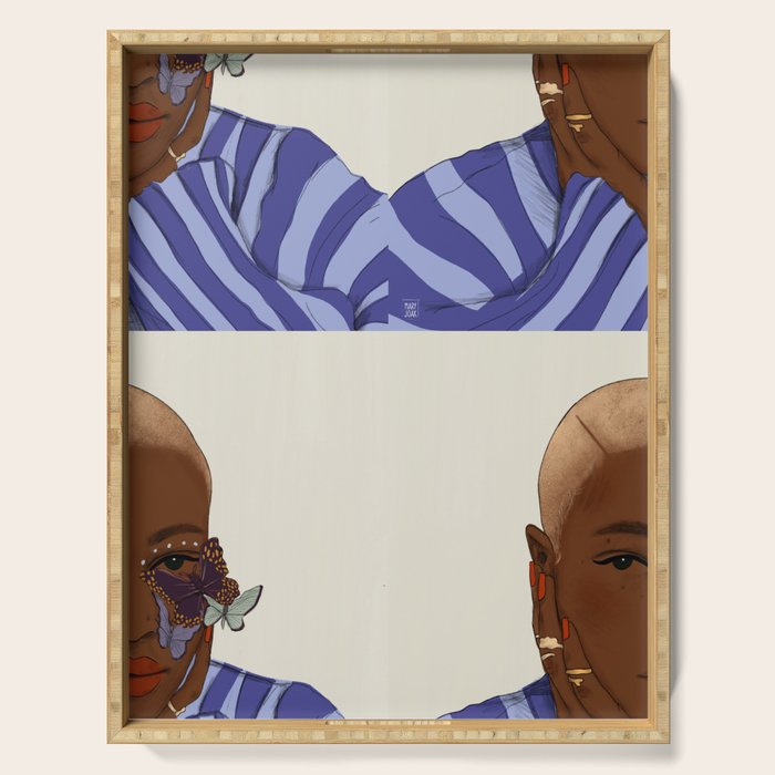 Oh my soul, donât be afraid  Serving Tray Gallery Image 1