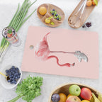 SNEAKER FLAMINGO Cutting Board Gallery Image 2
