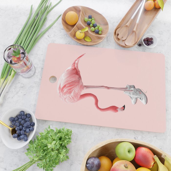 SNEAKER FLAMINGO Cutting Board Gallery Image 2