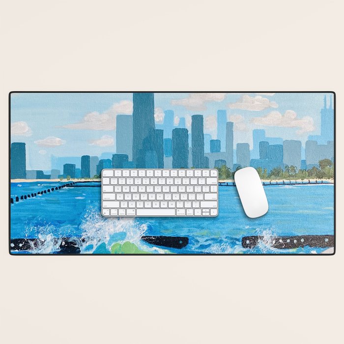 City on the Lake Desk Mat Gallery Image 1