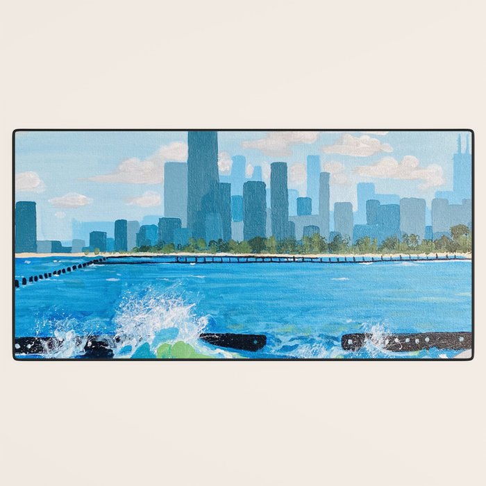 City on the Lake Desk Mat Gallery Image 3