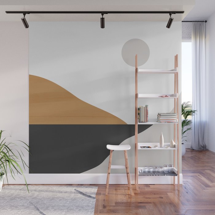 Minimal Art Landscape Wall Mural Gallery Image 1