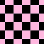 Checkered (Black & Pink Pattern) Coffee Mug Gallery Image 2
