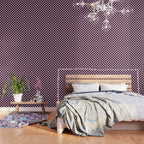 Checkered (Black & Pink Pattern) Wallpaper Gallery Image 3