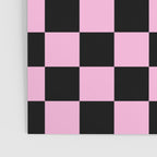 Checkered (Black & Pink Pattern) Poster Gallery Image 3