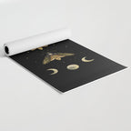 Death Head Moths Night Yoga Mat Gallery Image 2