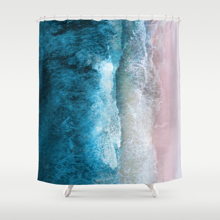 Blue Sea III Shower Curtain Gallery Image 1
