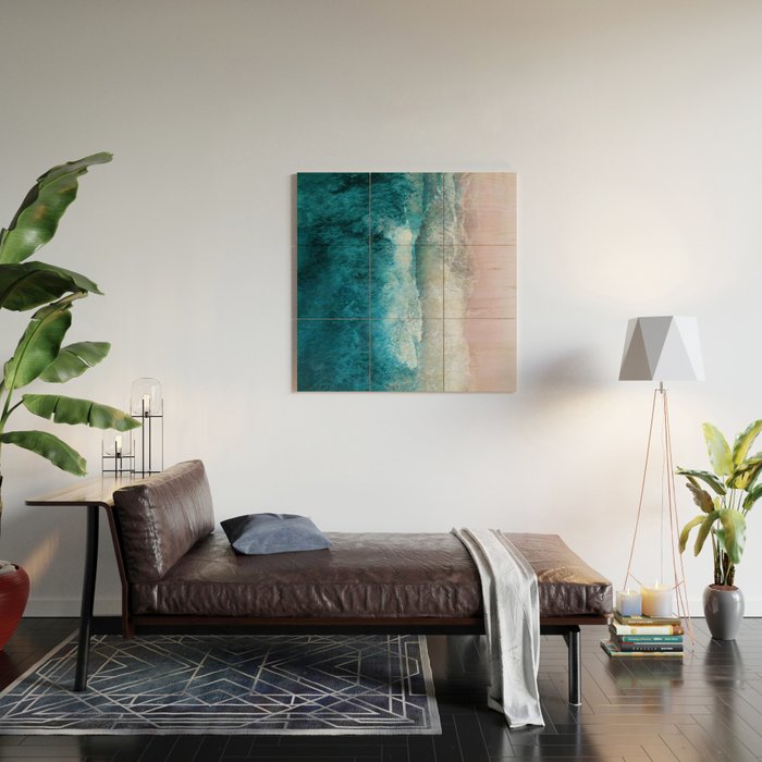 Blue Sea III Wood Wall Art Gallery Image 2