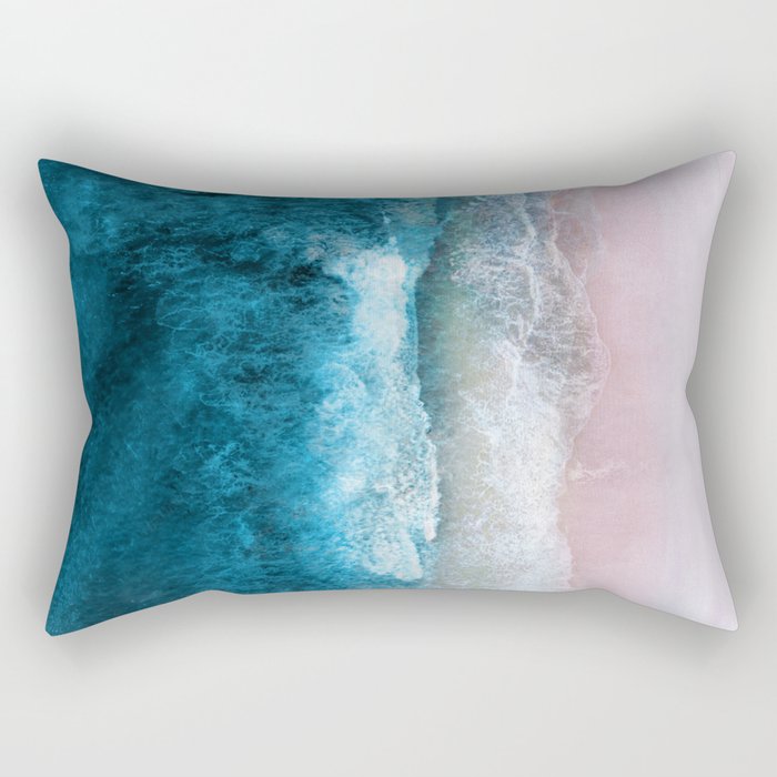 Blue Sea III Rectangular Pillow Gallery Image 2