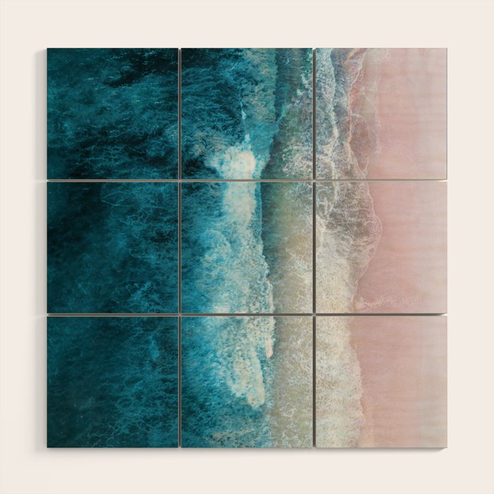 Blue Sea III Wood Wall Art Gallery Image 1