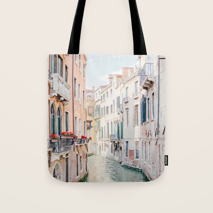 Venice Canal #1 - Italy Travel Photography Tote Bag Gallery Image 1