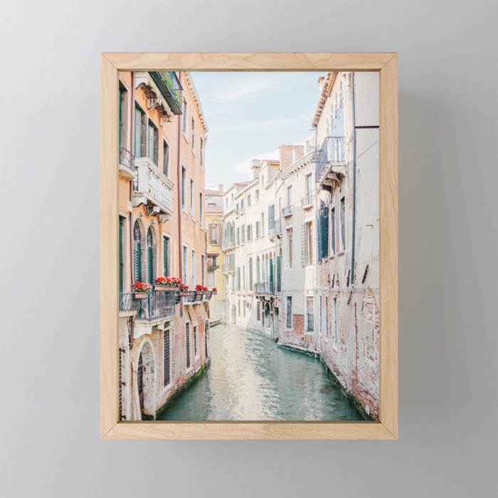 Venice Canal #1 - Italy Travel Photography Mini Art Print Gallery Image 1
