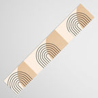 Abstraction_NEW_SUN_DAWN_MOUNTAINS_LINE_POP_ART_008B Table Runner Gallery Image 3