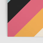 Hariasa - Classic Colorful Abstract Minimal Retro 70s Style Stripes Design Poster Gallery Image 3