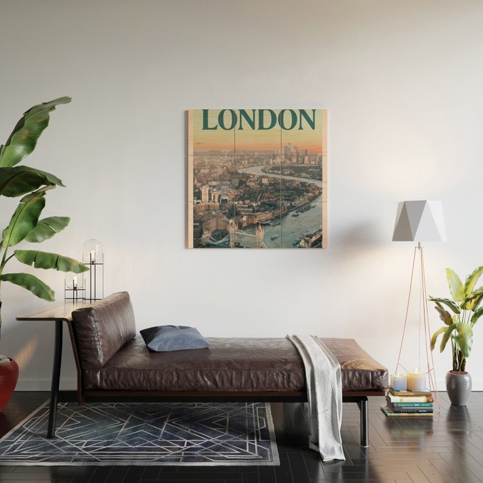 Visit London Wood Wall Art Gallery Image 2