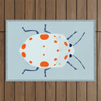 Cute beetle Outdoor Rug Gallery Image 1