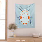 Cute beetle Wall Tapestry Gallery Image 2
