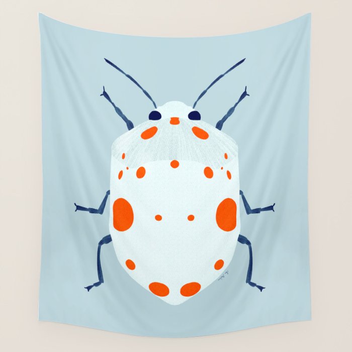 Cute beetle Wall Tapestry Gallery Image 4