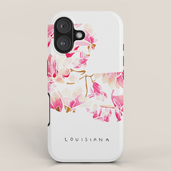 Louisiana State Flower - Magnolias iPhone Case Gallery Image 1