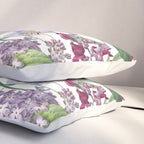 Summer Fruits Botanical Illustration Collage Pillow Sham Gallery Image 3