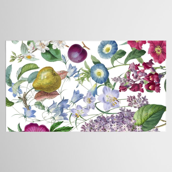 Summer Fruits Botanical Illustration Collage Tablecloth Gallery Image 2