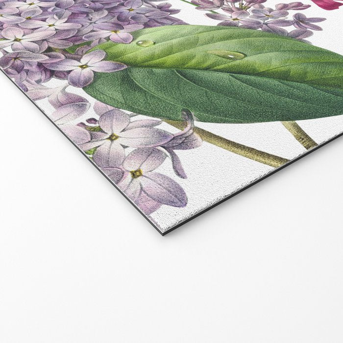 Summer Fruits Botanical Illustration Collage Welcome Mat Gallery Image 2