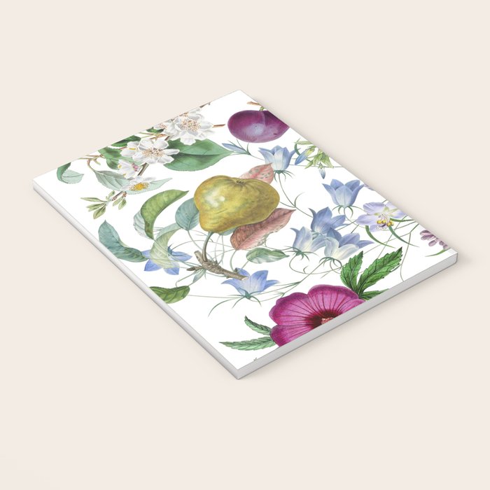 Summer Fruits Botanical Illustration Collage Notebook Gallery Image 3