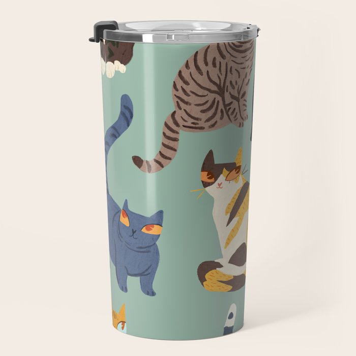 Cats Travel Mug Gallery Image 3